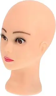 WRITWAA Wig Display Stand PVC Mannequin Head Support for Wigs Hats and Accessories Multi Purpose Drying and Display for Hair Styling and Adornment Head Circumference