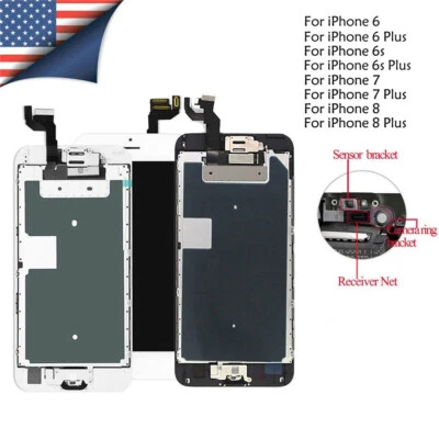 LCD Display Touch Screen Digitizer Assembly Replacement For iPhone 6s 6 7 8 Plus