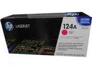 New Genuine Sealed HP 124A Toner Cartridge Q6003A Magenta *DAMAGE*