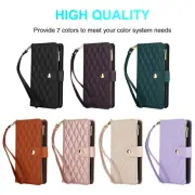 Zipper Leather Wallet Magnetic Purse Case For Google Pixel 8A 9Pro 7A 7PRO 6 Pro