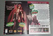 Scarlet X Action Figure Print Ad 2000 14x10