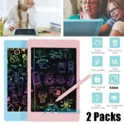 2Pack 8.5" Graphics LCD Tablet Drawing Pad w/Stylus Quick Reading Pressure Sense