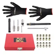 14mm Metric Spark Plug Rethreading Tool Kit with Extension Tools & Allen Wrench