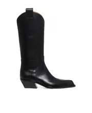 Off-White Meteor Cowboy Pointed Toe Boots 36,37,39 Black