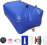Large Capacity Water Storage Bladder Durable Portable Water Tank for Camping Garden, Resistant to Sunlight and Mold Blue 50L (110L)