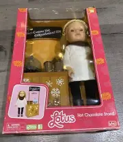 Lotus Doll Hot Chocolate Stand 18" Doll - New In Opened Box