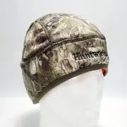 Huntworth Victor Mens Beanie Hat Cap Mossy Reversible Oak Country to Orange OSFM