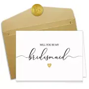 11 Bridesmaid Proposal Cards with Envelope, 8 Will You Be My Bridesmaid, 2 Wi...