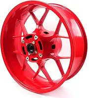 Red Rear Wheel Rim Compatible with Honda CBR1000RR 2004-2016, Bearing included, Motorcycle Replacement Accessories Parts