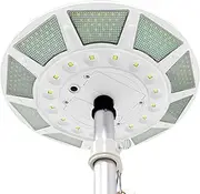 Flag Pole Light Solar PoweredOutdoor Dusk to Dawn 266 led Light 4200lm Super Bright Flagpole Lights for Most 15 to 25 Ft In-Ground Flag Poles (White)