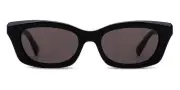 Alexander McQueen AM0474S Sunglasses Female Black 52mm New 100% Authentic