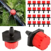 100x Adjustable Emitter Dripper Micro Drip Irrigation Sprinkler Watering System