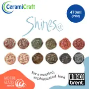 Amaco Shino Glazes 473ml Non-Toxic, Ceramic, Pottery, Paint
