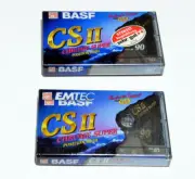 2 x BASF CHROME SUPER CS II 90 EMTEC BLANK CASSETTES TAPES SEALED TYPE II