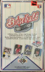 FIND THE HANK! 1991 Upper Deck High Series Baseball Factory Sealed Hobby Box