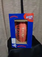 Vintage Red SHERRIN AFL Genuine Australian Leather Football Kangaroo Brand NEW