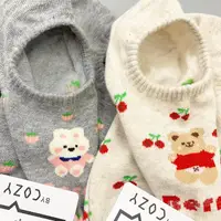 在飛比找momo購物網優惠-【Socks Form 襪子瘋】水果動物韓系棉質隱形襪/踝襪