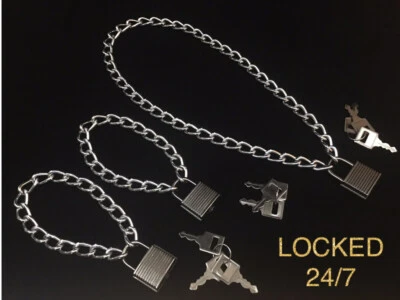 Bondage Kit Lock Collar Cuffs Solid Chain Bdsm Gimp Mask Sexy Adult Gift Set