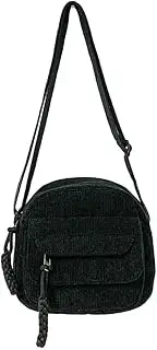 [Epsion] Corduroy Crossbody Bags for Women Small Shoulder Bags Lightweight Shoulder Bag Hobo Satchel Handbag Zip Purse