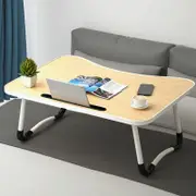 Adjustable Folding Laptop Desk with Non-slip Legs and Card Slot