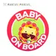 贈品 - 加拿大Marcus & Marcus 動物樂園 - Baby On Board 矽膠靜電貼-獅子