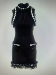 Balmain Dress FR 38 new with tags Black