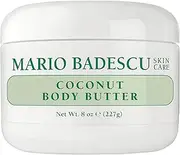 Mario Badescu Coconut Body Butter for All Skin Types | Body Moisturizer for Smooth and Radiant Skin |Formulated with Shea Butter| 8 OZ