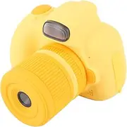 48MP Autofocus Camera for Recording Life, Digital Camera, Built in 32G Memory Card (Black) (Yellow)