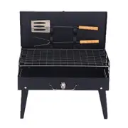 Portable Outdoor Hibachi Charcoal Grill Camping Set