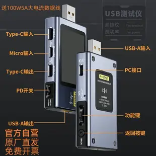 FNIRSI-FNB58 USB電壓電流表Type-C多功能快充測試儀QC/PD誘騙器