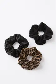 [Rubi] Rubi - Scrunchie Pack - Leopard/black OS LEOPARD/BLACK