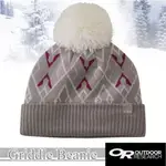 【OUTDOOR RESEARCH】新款 GRIDDLE BEANIE 羊毛冬日復古小圓球毛帽/277639-1781 月光石灰