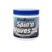 Wavebuilder Spin'n Waves Wave Cream Non-Greasy No Buildup Adds Shine 8 oz
