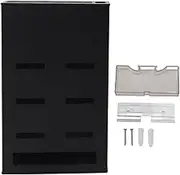 Althwuyu Wall Mounted Knives Block, Space Aluminum Organizer with Protective Slotted Design, for Kitchen Storage and Utensil Access