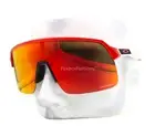 Oakley Sutro Lite Shield Sunglasses OO9463-6539 Matte Red Prizm Ruby with Case