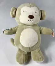 CARTER'S Sleeping Monkey Plush with Recorder and Playback 10" Stuffed Animal NWT