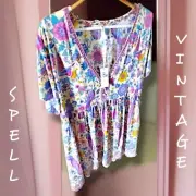 NWT Vintage Spell & The Gypsy Collective RARE Lovebird Chamomile Mini Dress XL
