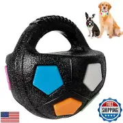 YOOGAO Pet Dog Toy Ball with Handle, Toss and Fetch Play, Interactive Ball fo