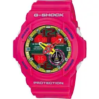 在飛比找Yahoo奇摩購物中心優惠-G-SHOCK 機械感鏤空雙顯休閒錶(GA-310-4A)-