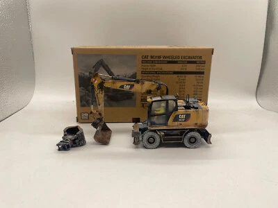 Cat M318F Wheeled Excavator Muddy Version 1:50 Scale DieCast Model DM 85508C