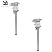 2 Pack 6 Inch Stainless Steel Dial Caliper Shockproof Of Gauge 0.001" Accuracy