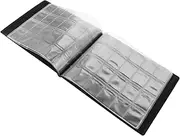 Kisangel Multi Use Coin Storage Book Slot Practical Album for Collecting Commemorative Coins Stamps and Mini Photocard Displays with Transparent Design for Easy Viewing Black