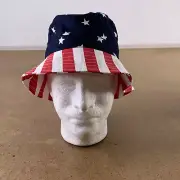 The Children's Place Kids Size L/XL 8+ Americana Reversible Bucket Hat NWT