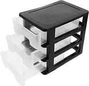 Desktop Storage Cabinet Mini Desktop Drawer Organizer Small Drawer Organizer Storage Drawers Organizer Mini Storage Drawers Desktop Organizer with Drawers Transparent Plastic
