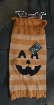 Party Dog Psh Pumpkin Dog Halloween Costume Size M/L M/G