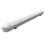 Exterior LED Batten Light Waterproof Dual Power and Tri-CCT 1200mm in Grey