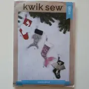 Kwik Sew Sewing Pattern K4314 4314 Holiday Stockings 4 Design Sewing Pattern NEW