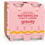 Gravity Seltzer Melon & Salty Lemon Can 330mL