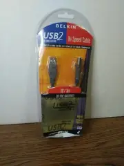Belkin P43430-c USB 2.0 Hi-Speed USB Cable 10' Type A Type B New Windows or Mac