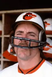 Gary Roenicke Of The Baltimore Orioles 1980 Baseball Photo 2